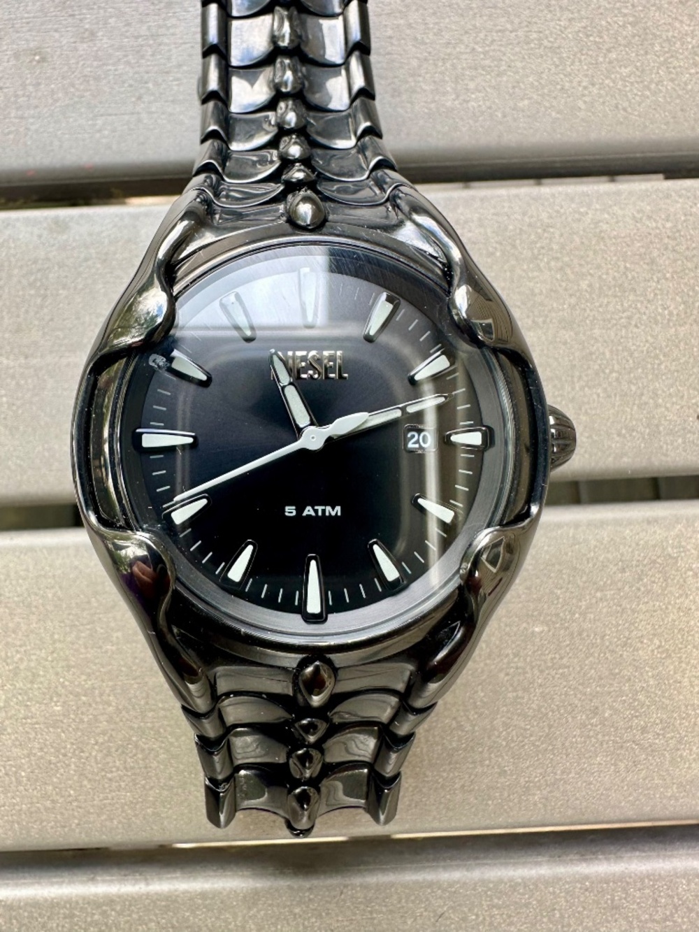 Diesel DZ2187 Black Stainless Steel Watch – Pristine Condition Full Set - Picture 3 of 9